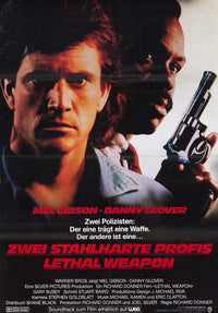 Lethal Weapon Movie Poster Print featuring iconic action film art.