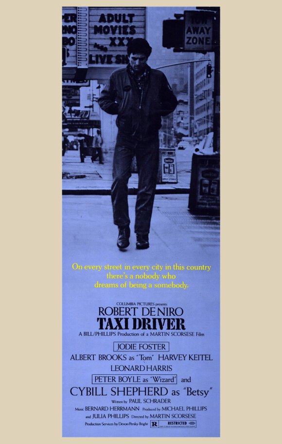 Taxi Driver Movie Poster Print showcasing classic film art