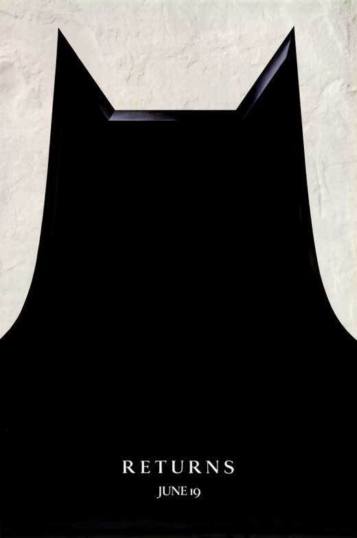 Batman Returns Movie Poster Print showcasing iconic imagery from the film.