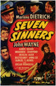 Seven Sinners Movie Poster Print showcasing cinematic themes.