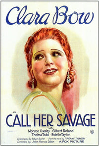 Call Her Savage Movie Poster Print featuring vibrant colors and striking imagery.