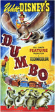 Dumbo Movie Poster Print featuring the iconic flying elephant.