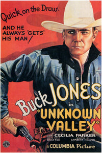 Unknown Valley Movie Poster Print showcasing adventure and intrigue.