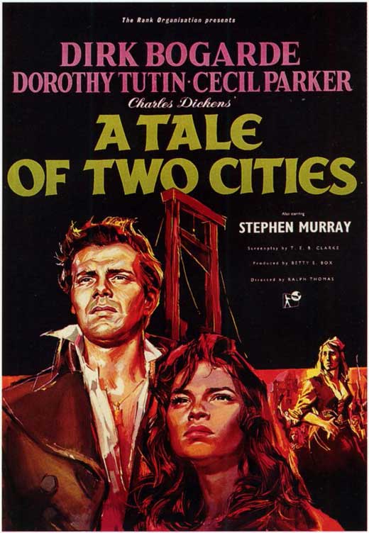 A Tale of Two Cities Movie Poster Print showcasing classic literature.