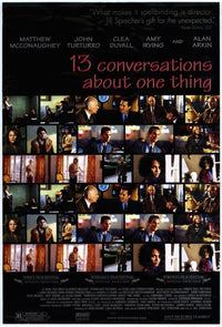13 Conversations About One Thing Movie Poster - vibrant and thought-provoking design.