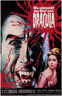 Taste the Blood of Dracula movie poster print showcasing classic horror film art.