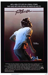 Footloose Movie Poster Print featuring iconic dance scenes