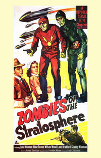Zombies of the Stratosphere Movie Poster Print showcasing retro cinematic art.
