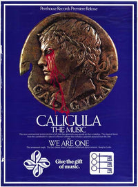 Caligula Movie Poster Print showcasing dramatic artwork.