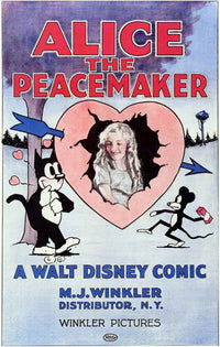 Alice the Peacemaker Movie Poster Print featuring vibrant colors.