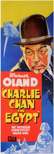 Charlie Chan in Egypt Movie Poster Print featuring classic cinema imagery.