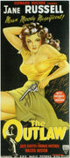 The Outlaw Movie Poster Print showcasing classic Western film art.