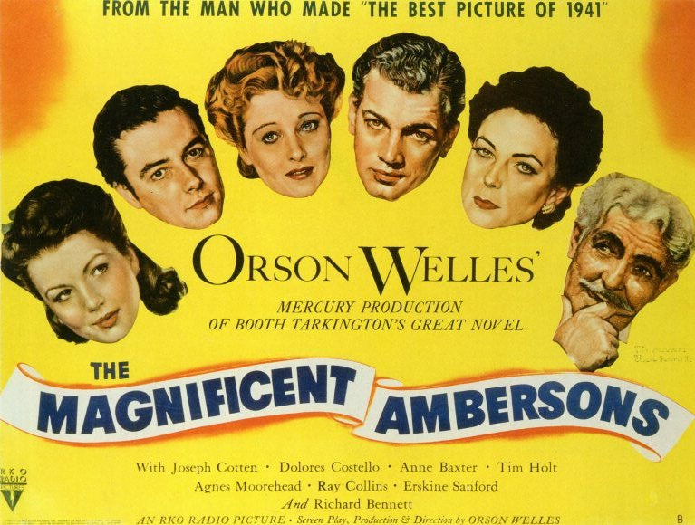 The Magnificent Ambersons Movie Poster Print showcasing classic cinema art.