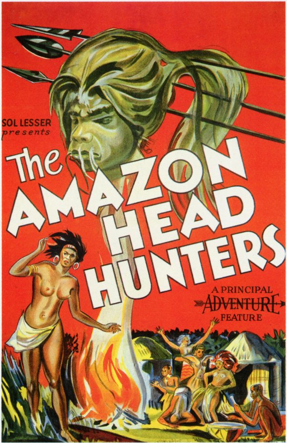 The Amazon Head Hunters Movie Poster Print showcasing adventure and exploration.
