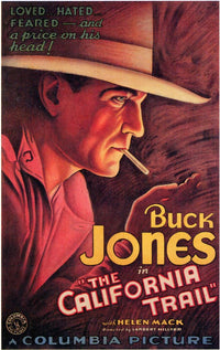 The California Trail Movie Poster Print showcasing adventure and historical themes.