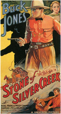 Stone of Silver Creek Movie Poster Print showcasing cinematic artwork.