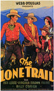 The Lone Trail Movie Poster Print showcasing adventure and nostalgia.