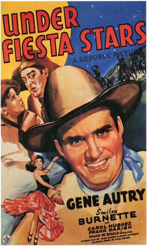 Under Fiesta Stars movie poster print showcasing a vibrant starlit celebration.