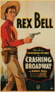 Crashing Broadway Movie Poster Print showcasing vibrant theatrical design.