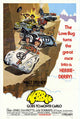 Herbie Goes to Monte Carlo Movie Poster Print featuring the iconic Volkswagen Beetle.