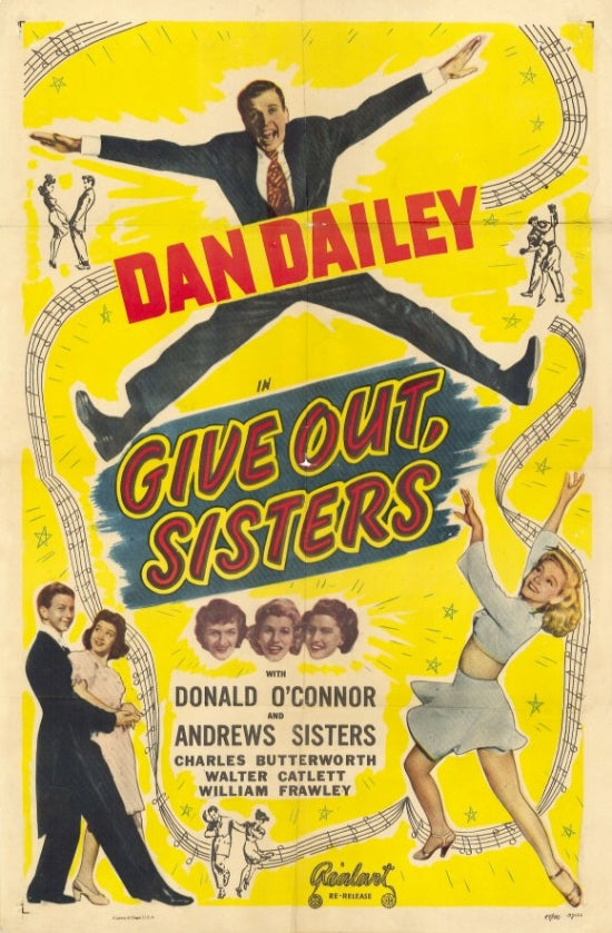 Give Out, Sisters Movie Poster Print showcasing vibrant colors.
