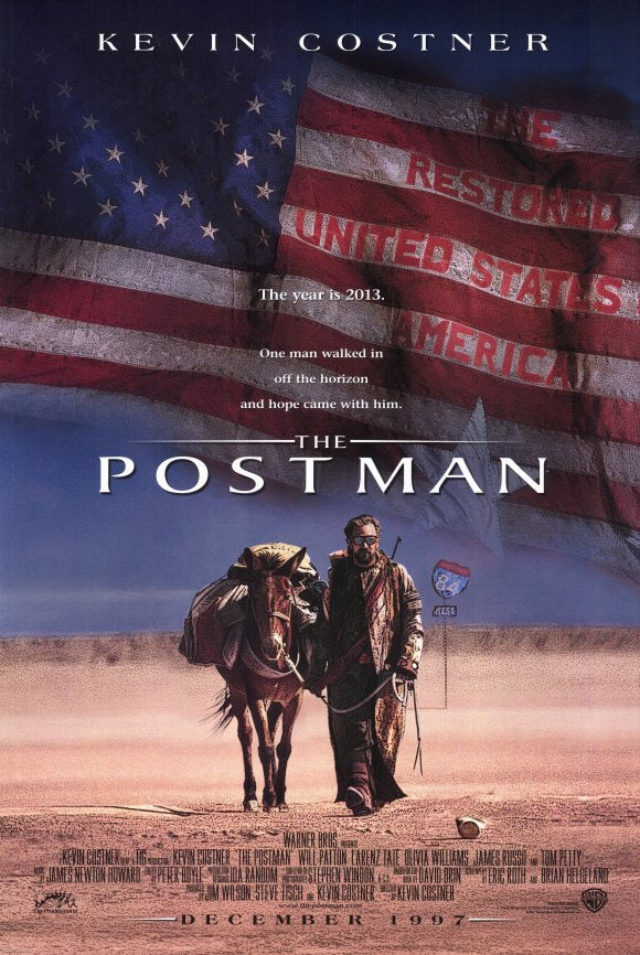 The Postman Movie Poster Print showcasing iconic film art.