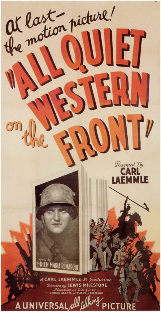 All Quiet on the Western Front Movie Poster Print featuring powerful imagery.