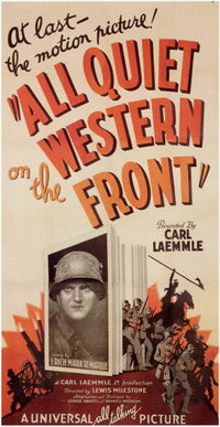 All Quiet on the Western Front Movie Poster Print featuring powerful imagery.