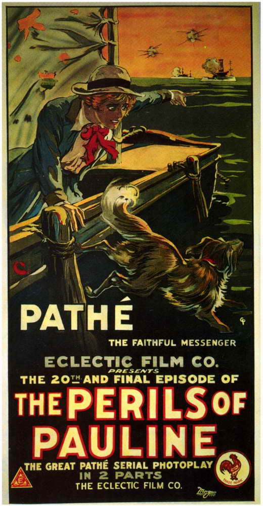 The Perils of Pauline Movie Poster Print showcasing classic film art.