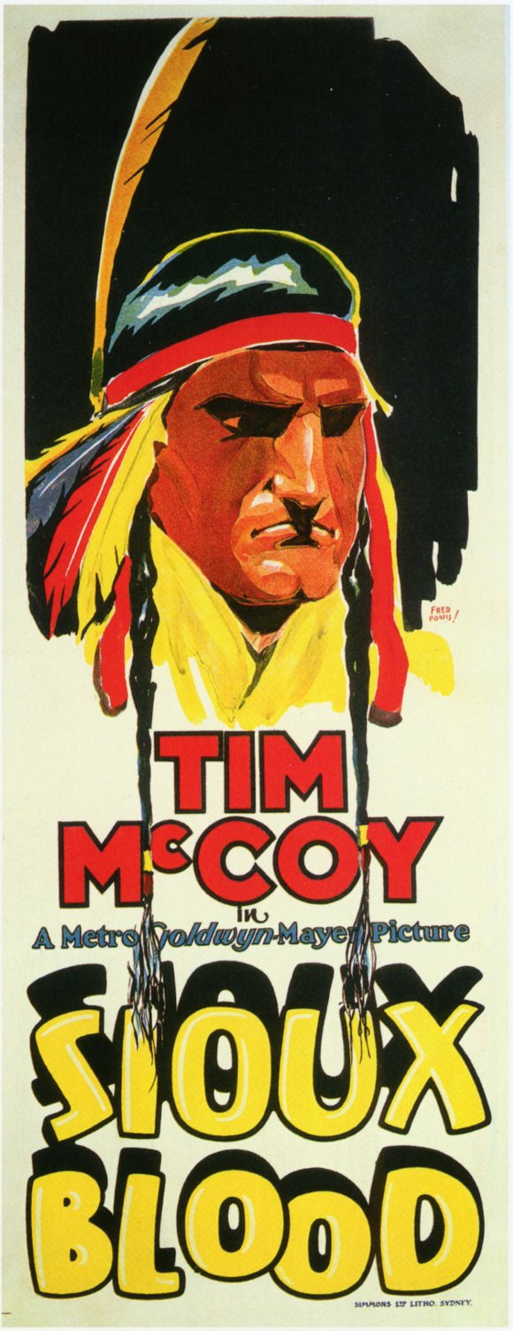 Sioux Blood Movie Poster Print showcasing cinematic art.