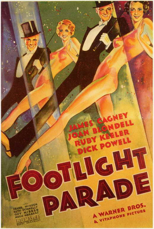 Footlight Parade Movie Poster Print showcasing classic cinema.
