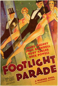 Footlight Parade Movie Poster Print showcasing classic cinema.