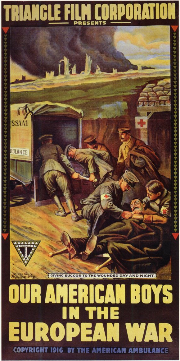Our American Boys in the European War Movie Poster Print