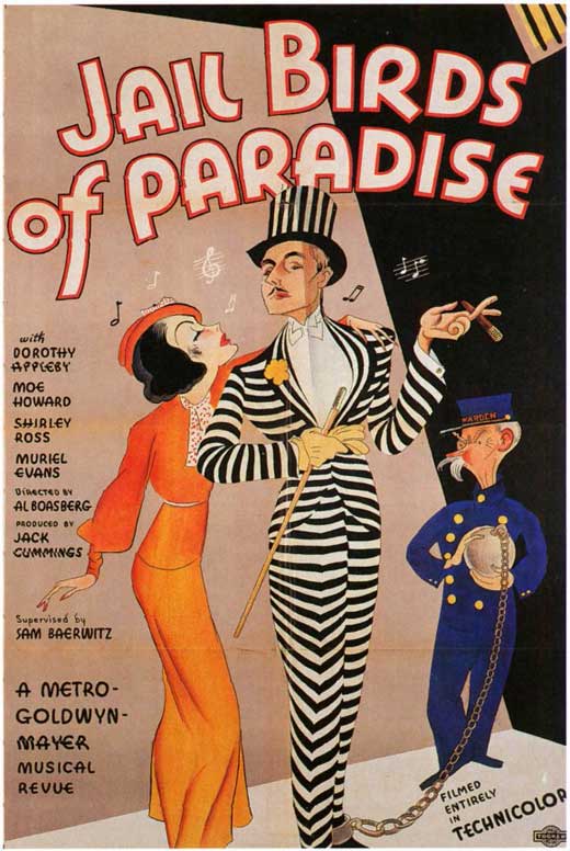 Jail Birds of Paradise Movie Poster Print showcasing colorful artwork.