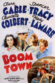 Boom Town Movie Poster Print showcasing classic cinema art.