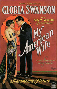 My American Wife Movie Poster Print showcasing vibrant colors and classic cinema theme.