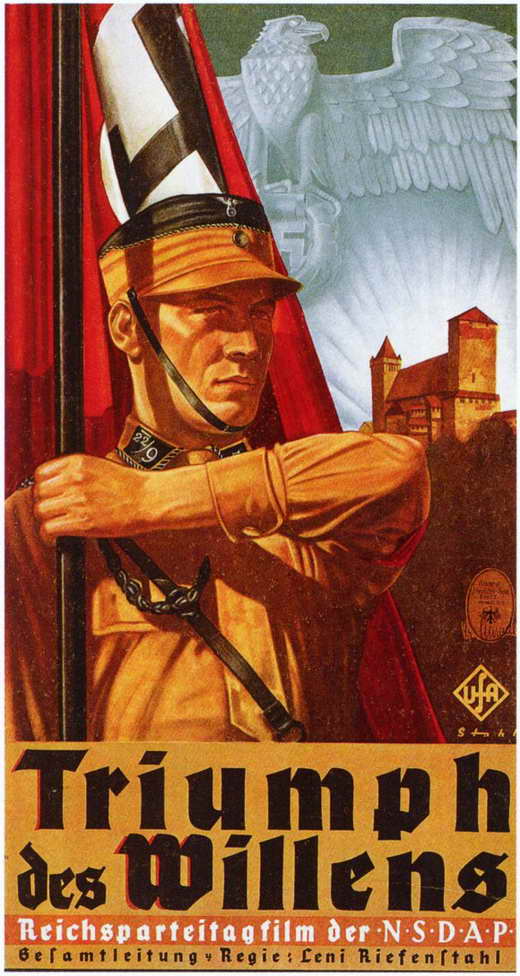 Triumph of the Will Movie Poster Print showcasing iconic cinema imagery.