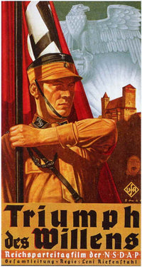 Triumph of the Will Movie Poster Print showcasing iconic cinema imagery.