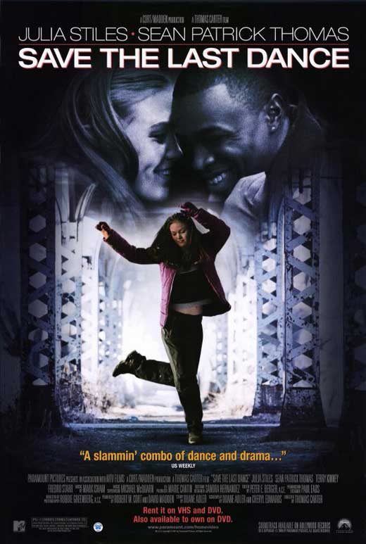 Save the Last Dance Movie Poster Print showcasing dance and romance.