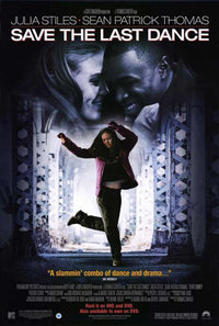 Save the Last Dance Movie Poster Print showcasing dance and romance.