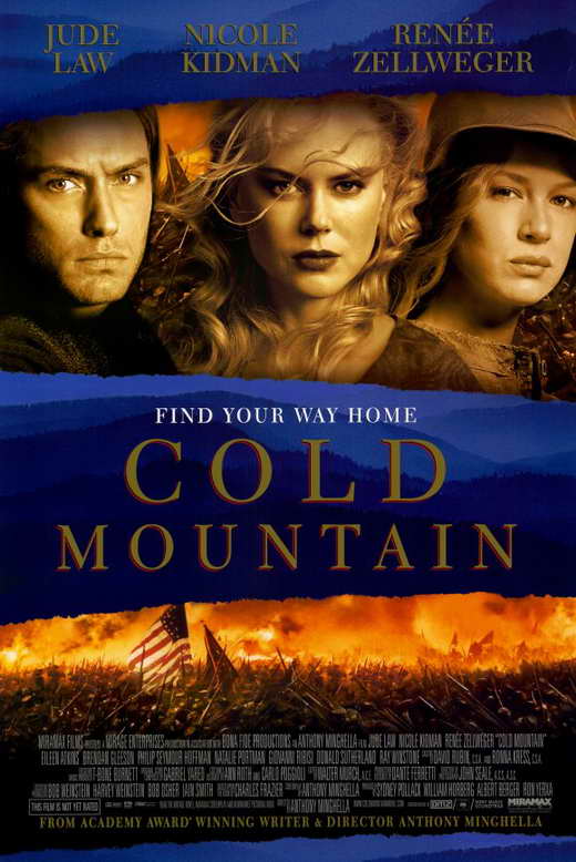 Cold Mountain Movie Poster Print showcasing vibrant film artwork.