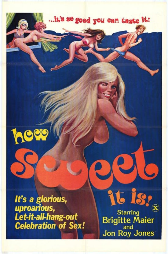 How Sweet It Is! Movie Poster Print showcasing vibrant colors and classic cinema charm.