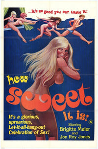 How Sweet It Is! Movie Poster Print showcasing vibrant colors and classic cinema charm.