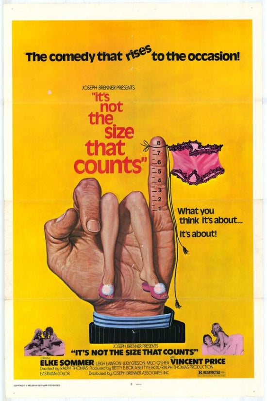 It's Not the Size That Counts Movie Poster Print