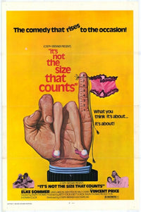 It's Not the Size That Counts Movie Poster Print