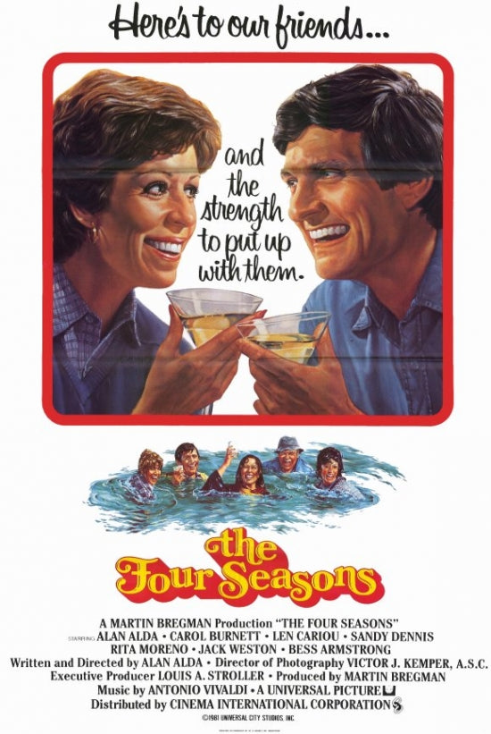 The Four Seasons Movie Poster Print showcasing vibrant seasonal artwork.