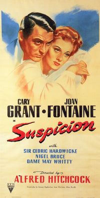 Suspicion Movie Poster Print showcasing classic film art.