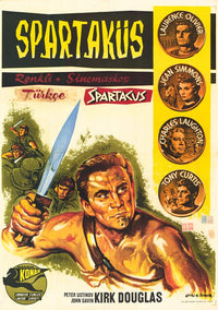 Spartacus Movie Poster Print showcasing iconic film artwork