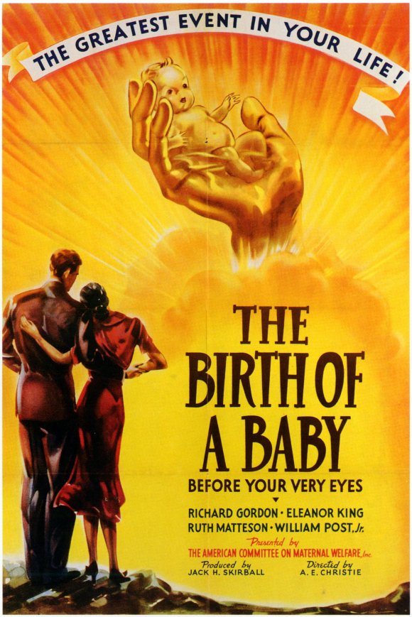 The Birth of a Baby Movie Poster Print showcasing whimsical design.