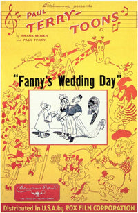 Fanny's Wedding Day Movie Poster Print featuring romantic imagery.